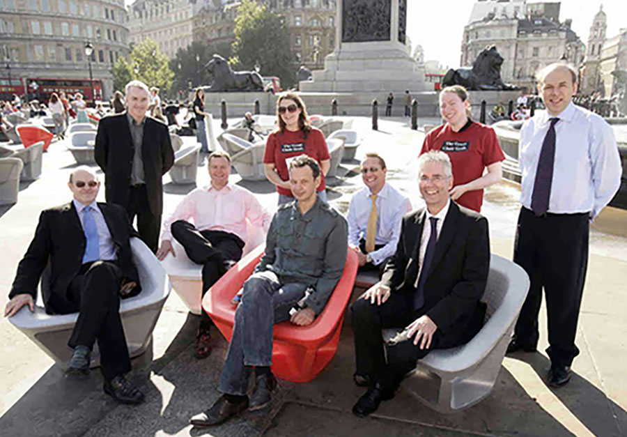 EPS was showcased in a uniquely designed chair giveaway